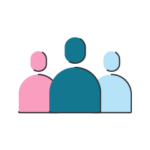 Icône de soutien et de responsabilité